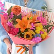 Glowing Colour Trending Bouquet image