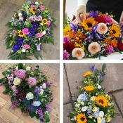 Funeral spray made with the finest flowers