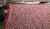 Burnt Orange Donegal Tweed Fabric – Woven To Order