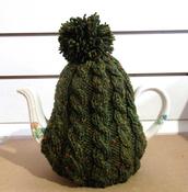 Hand knitted Donegal yarn Tea Cosy
