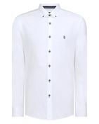 REMUS UOMO 13600 TAPERED SHIRT - 01 WHITE image