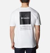 COLUMBIA BARTON SPRINGS SS GRAPHIC TEE - WHITE