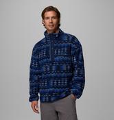 COLUMBIA HELVETIA II PRINTED 1/2 SNAP MOUNTAIN BLUE