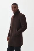 MATINIQUE HARVEY WOOL COAT - ESPRESSO