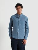 FARAH BREWER LS BD - CHALK BLUE