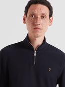 FARAH CONRAD 1/4 ZIP-GO - TRUE NAVY image