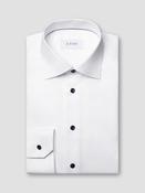 ETON CONTEMPORARY FIT WHITE NAVY DETAILS SIGNATURE TWILL SHIRT