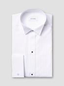ETON SLIM WHITE PLISSÉ WING COLLAR SHIRT
