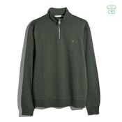FARAH ARNOLD 1/4 ZIP - ROSEMARY MARL image