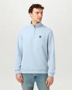 BELSTAFF 1/4 ZIP SWEATSHIRT - SKY BLUE image
