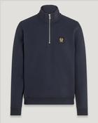 BELSTAFF 1/4 ZIP SWEAT - DARK INK