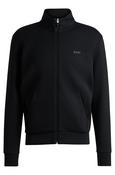 BOSS SKAZ FULL ZIP SWEAT - 001 BLACK