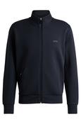 BOSS SKAZ FULL ZIP SWEAT - 402 DARK BLUE