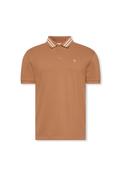 CKJ MONOGRAM PIQUE TIPPED POLO - TIGERS