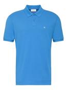CKJ SS MONOGRAM PIQUE POLO - FRENCH BLUE image