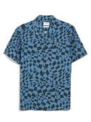 FARAH ANGELO SS PRINT - TRUE NAVY image