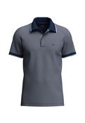 FYNCH HATTON 2 TONE PIQUEE - 672 MIDNIGHT