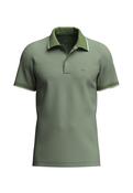 FYNCH HATTON 2-TONE PIQUEE - AVOCADO