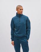 DIESEL HATCHER HALF ZIP - OCEAN TEAL