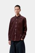 CARHARTT L/S MADISON CORD SHIRT - AMARONE image