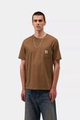 CARHARTT S/S POCKET T-SHIRT - BROWN image