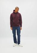DIESEL JULIAN HOODIE - DEEP BURGUNDY