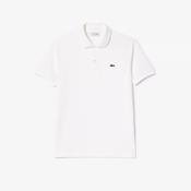 LACOSTE PIQUÉ COTTON POLO - WHITE