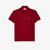 LACOSTE PIQUÉ COTTON POLO - BORDEAUX