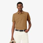 LACOSTE PIQUÉ COTTON POLO - COOKIE image