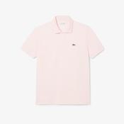 LACOSTE PIQUÉ COTTON POLO - FLAMINGO
