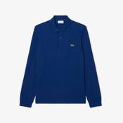 LACOSTE LONG SLEEVE COTTON POLO - METHYLENE