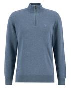 BARBOUR COTTON 1/2 JUMPER - DUSK BLUE