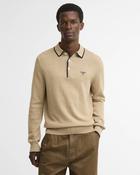 BARBOUR TAUNTON KNITTED POLO - STONE image