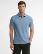 BARBOUR TARTAN PIQUE POLO - TARN BLUE image