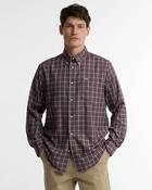 BARBOUR DISHFORD THERMO SHIRT - DK BORDEAUX image