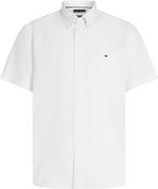 TOMMY HILFIGER CORE FLEX POPLIN SOLID SS SHIRT - WHITE