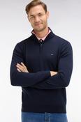 EDEN PARK COTTON 1/2 ZIP - NAVY