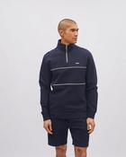 DIESEL SIMON 1/2 ZIP SWEAT - MIDNIGHT BLUE