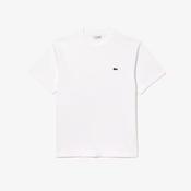 LACOSTE COTTON T-SHIRT - WHITE