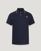 BELSTAFF TIPPED POLO - DARK INK image