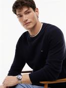 TOMMY HILFIGER ESSENTIAL STRUCTURE CREW - NAVY BLUE image