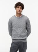 TOMMY HILFIGER CLASSIC COTTON CABLE CREW NECK - GREY image