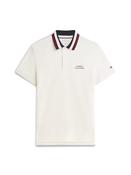 TOMMY HILFIGER LEFT CHEST GRAPHIC REG POLO - IVORY image