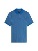 TOMMY HILFIGER AOP INTERLOCK REG POLO - BLUE JEAN image