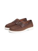 TOMMY HILFIGER MIX NUBUCK LOAFER - LEGACY BROWN image