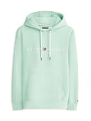 TOMMY HILFIGER TOMMY LOGO HOODY - CRUSHED MINT