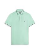 TOMMY HILFIGER TIPPED SLIM FIT SEASONAL POLO - CRUSHED MINT image