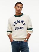 TOMMY JEANS REG NEW CLASSICS SWEATER - CREAM image