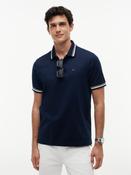 TOMMY JEANS REG TIPPED POLO - DARK BLUE