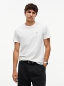 TOMMY JEANS REG SFLAG SS TEE - OFF WHITE